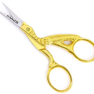 Macs Professional Silk Scissors-5231 TUMAKOU Eyebrow Scissors with Safety Pouch