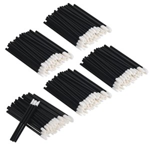 Disposable Lip Brushes, Lipstick Applicator, 300PCS, Black, Makeup