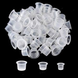 Tattoo Ink Caps Cups - Yuelong 300pcs Tattoo Ink Caps Cups Mixed Sizes #9 Small #13 Medium #16 Large