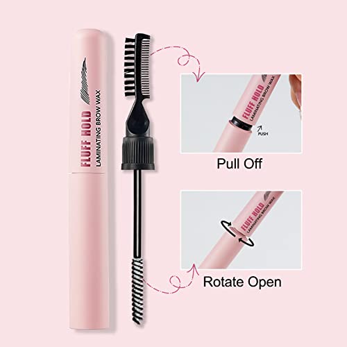 Erinde Clear Eyebrow Sculpt Gel, Waterproof Sweat-Proof, Long-Lasting Brow Styling Wax - Image 3