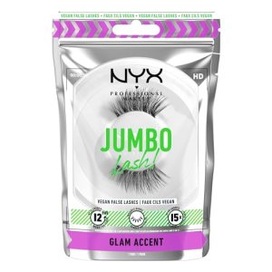 Jumbo Lash! Vegan False Lashes, Reusable - GLAM ACCENT NYX PROFESSIONAL MAKEUP