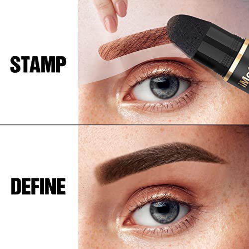 iMethod Eyebrow Stamp and Stencil Kit - Long-Lasting, Natural Look, 20 Shapes - Image 2