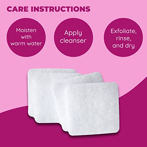 Exfoliating Facial Sponges Jacent 50 Count - Gentle Skin Exfoliation - Image 3