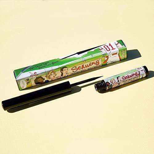 Schwing Liquid Eyeliner Black 0.5 fl. oz. Matte Finish Professional Quality - Image 7