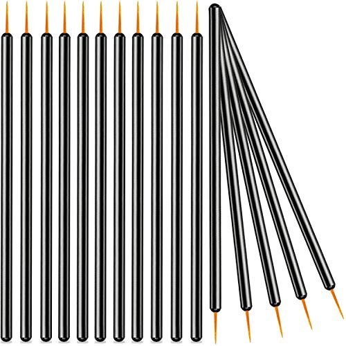 KINGMAS 100 Pack Eyeliner Brush, Ultra-fine Point, Cosmetic Eye Wands, Makeup Tool