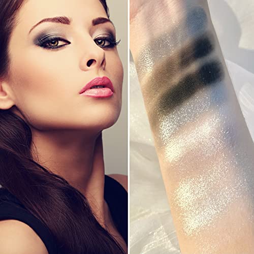 Smoky Black Eyeshadow Palette, 9 Popular Shades, Long-lasting & Waterproof - Image 3