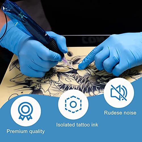 CINRA 200PCS Black Tattoo Pen Covers with 4PCS Grip Tape - Image 3
