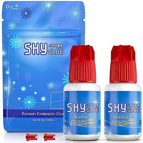 Sky Glue S+ | Super Strong Lash Extension Adhesive | Fast Drying 7+ Week Retention