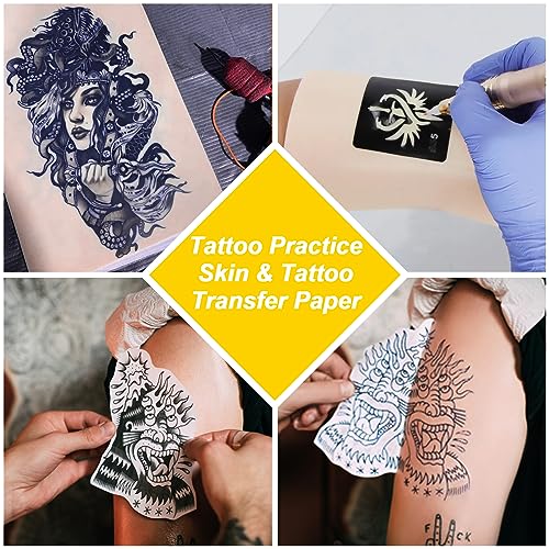 Tattoo Practice Skin with Tattoo Transfer Paper Kit - Image 3
