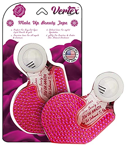 Makeup Tape For Eyeliner Eyeshadow - Stencil Strips for Clean Edges Perfect Angled Winged Liner Shield Pads for Women