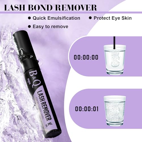Lash Clusters 280 Pcs 40D-0.07D-9-15MIX B&Q LASH Individual Lashes C D Curl Eyelash Clusters Soft Volume - Image 3