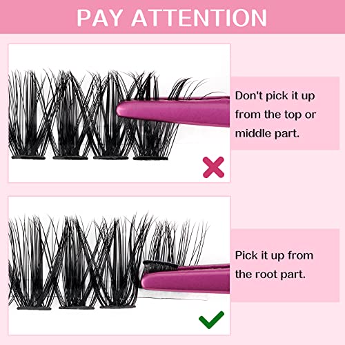 Lash Extension Kit 280Pcs Individual Lashes with Various Styles for DIY - Image 41