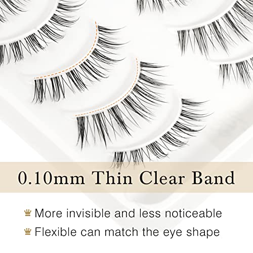 EMEDA 10 Pairs 3D False Eyelashes Natural Look Lightweight Reusable - Image 3