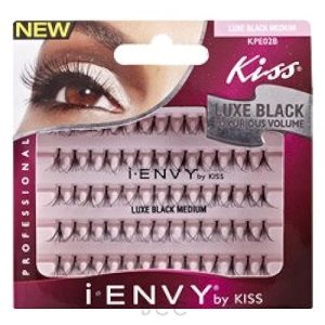 Luxurious iEnvy Medium Individual Flare Lashes Black 70pcs