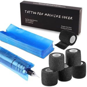Pen Machine Covers with Grip Tape 2.56 * 7.08in Black 200pcs