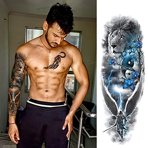 Arm Temporary Tattoos For Men Women(12 SHEETS) - Image 8