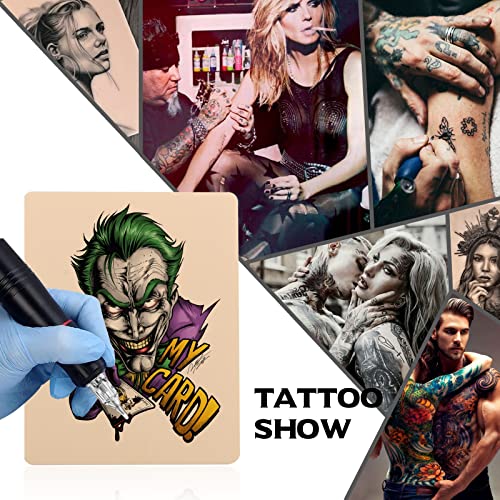 Tattoo Practice Skins - Yangna 10Pcs Double Sides 7.4x5.6" Microblading Eyebrow Blank - Image 6