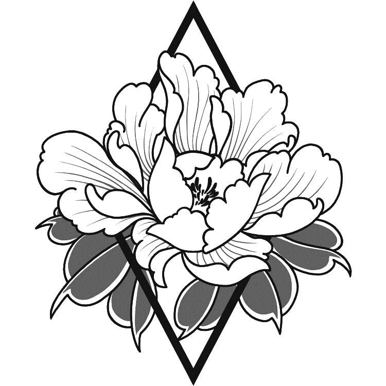 Inkbox Temporary Tattoos, Semi-Permanent Flower Tattoo, 3x3 in, Lasts 1-2 Weeks - Image 2