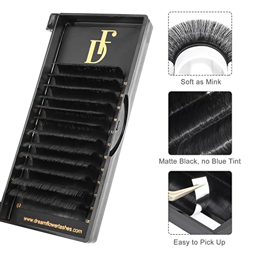Easy Fan Volume Eyelash Extension (0.07 D, mix 8-15mm) Self Fanning Russian Mega, Black DF touchjoy 1 count - Image 5