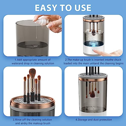 Korintin Electric Makeup Brush Cleaner Machine USB - Image 3