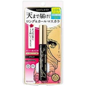 KISSME HEROINE MAKE Long UP Mascara Super Waterproof WP 01 Black - Super Lengthening Fiber
