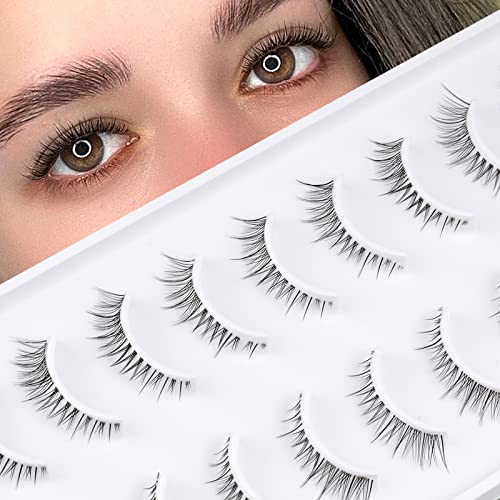 EMEDA 10 Pairs 3D False Eyelashes Natural Look Lightweight Reusable - Image 54