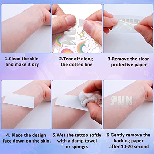 Ocean Animals Temporary Tattoo for Kids Sea-76 Cute Fish Dolphin Waterproof Stickers - Image 4