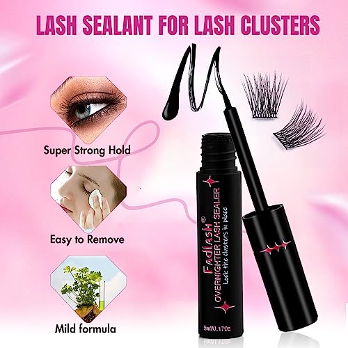 FADLASH Cluster Lash Glue Remover 5 ML for Cluster Individual Lashes - Image 30