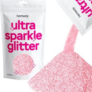 Hemway Ultrafine Light Rose Gold Glitter 100g / 3.5oz - Arts Crafts Nails Cosmetics