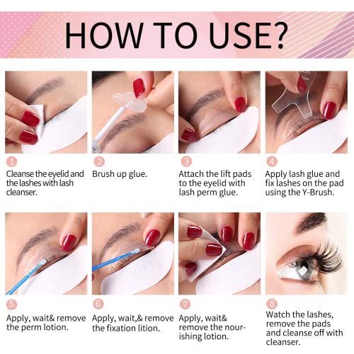 2023 Upgrade Lash Lift Kit, Brow Lamination, Professional Semi-Permanent Lash Lifting Perming Wave, Salon DIY, DONG RHYME - Image 4
