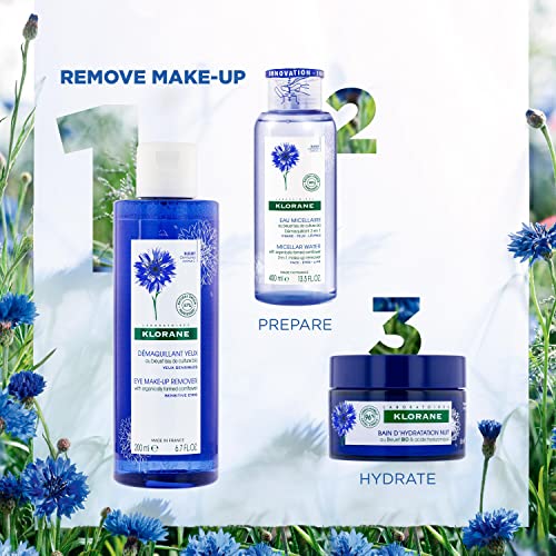 Klorane Organic Cornflower Eye Makeup Remover 200ml Sensitive Eyes Contact Lens Wearers - Image 5