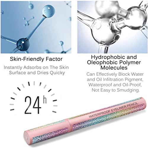 Long-Lasting Waterproof Black Eyeliner Super Slim Makeup Pen - KINGMAS - Image 3