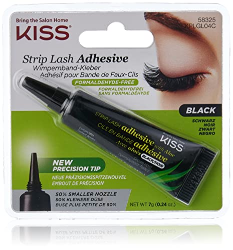 Kiss SIK Strip Lash Adhesive Black, 0.64oz Formaldehyde-free