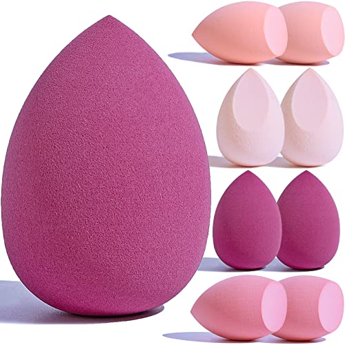 LIDENKORS Makeup Sponge, 8 PCS Beauty Blender, Beauty Sponge for Liquid and Cream Foundation