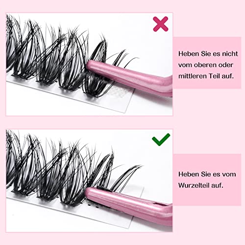 Lash Extension Kit 280Pcs Individual Lashes with Various Styles for DIY - Image 64