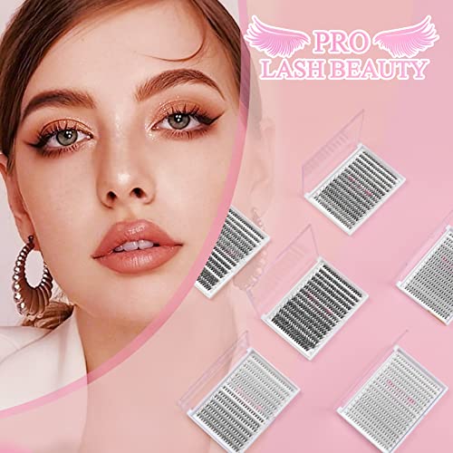 Lash Extension Kit 280Pcs Individual Lashes with Various Styles for DIY - Image 4