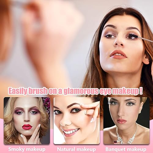 Eyelash Applicator Tool, 3 Pcs Stainless Steel Lash Tweezers, for Girls, Women, Makeup Artists (Black) - Image 4
