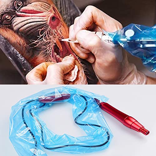 Tattoo Clip Cord Covers with Grip Tape - SOTICA 100PCS Tattoo Clip Cord Sleeves 6PCS Self-adhesive Bandage Tattoo Machine Sleeves - Image 4