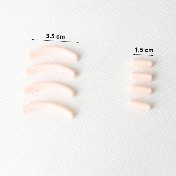 Mini Eyelash Curler Cat Claw Professional Lash Curler Tool with Extra Silicone Replacement Pads Pink - Image 2