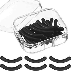Eyelash Curler Pads, Silicone Refill Pads, Universal, Black