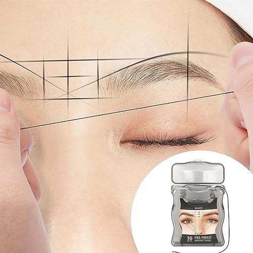 Eyebrow Mapping String 30m Black Ink Microblading Beauty Measurement Tools - Image 3
