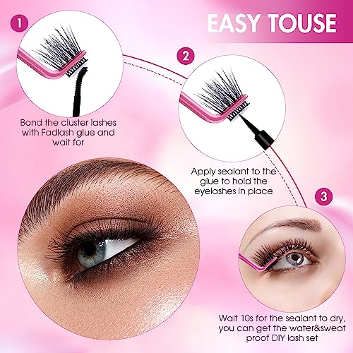 FADLASH Cluster Lash Glue Remover 5 ML for Cluster Individual Lashes - Image 31