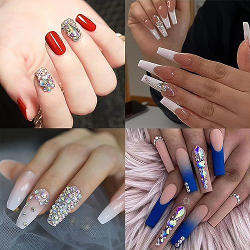 8 Sheets of Eye Body Face Gems Stickers - Adhesive Rhinestone Pearl Makeup Gems - Crystal Diamond Glitter Stick - Image 5