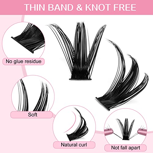 Lash Extension Kit 280Pcs Individual Lashes with Various Styles for DIY - Image 39