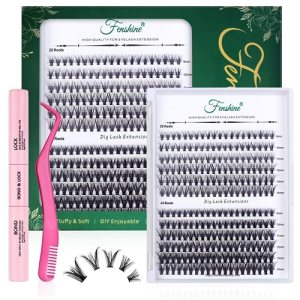 Cluster Eyelash Extensions Kit Mix 9-14mm 240pcs 0.07D 20D/40D