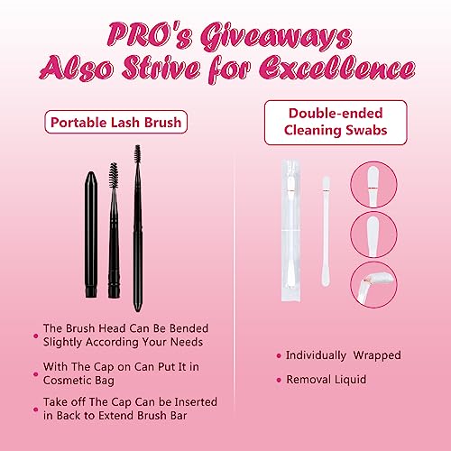 Lash Extension Kit 280Pcs Individual Lashes with Various Styles for DIY - Image 76