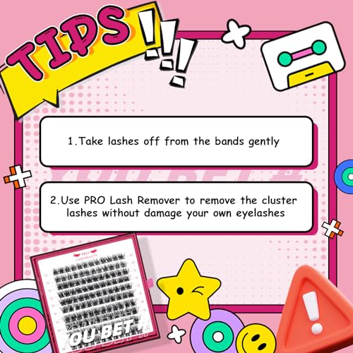 Lash Extension Kit 280Pcs Individual Lashes with Various Styles for DIY - Image 110