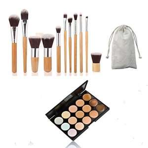15-Color Contour Face Cream Palette + 11pcs Makeup Brush Set