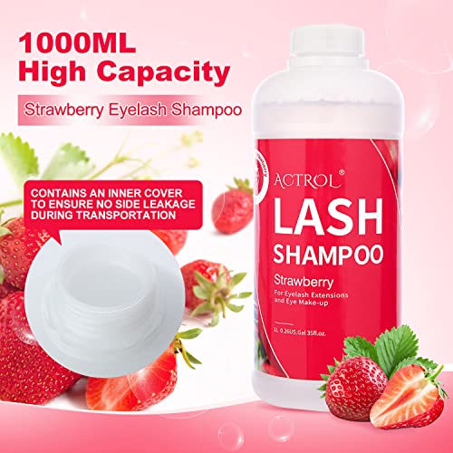 Eyelash Extension Cleanser 60ML Natural Lash Extension Shampoo Unscented Professional Eyelid Foaming Cleanser Paraben & Sulfate Free - Image 22