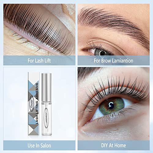 Lomansa Lash Lift Glue 2pcs, Eyelash Lifting Adhesive Perming Rod Strong Fix Glue for Lashes and Brows Curl 0.16 Fl Oz (Pack of 2) - Image 5